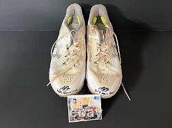 Brendan Donovan Cardinals Auto Signed 2023 Game Used Cleats Spikes White