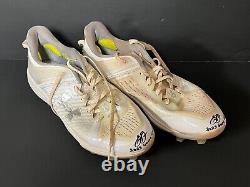 Brendan Donovan Cardinals Auto Signed 2023 Game Used Cleats Spikes White