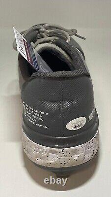 Brewers TOBIAS MYERS Signed 2024 Game Used Nike RIGHT Cleat #1 AUTO JSA