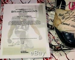 Brian Dawkins Autographed Game Used Worn Cleats LOA Philadelphia Eagles Broncos
