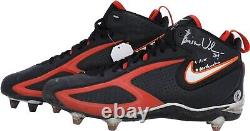 Brian Urlacher 2005 Game Used Worn Dual Signed Inscribed Cleats Mears + BAS COA