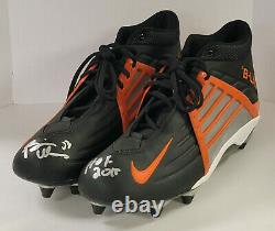 Brian Urlacher Game Used Cleats Authographed Beckett Witnessed Authenticated
