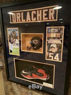 Brian Urlacher Game Used / Game Worn Cleat / Framed
