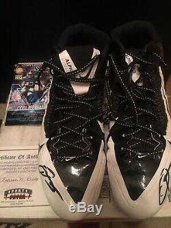 Browns Odell Beckham Jr Signed Autograph Game Used Worn Cleats Coa Steiner Nike