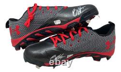 Bryce Harper Twice Signed Game Issued Phillies Under Armor Cleats Fanatics