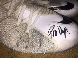 Bryce Petty Pro Day Game Event Used Signed Football Cleats Shoes-beckett Bas Coa