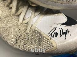 Bryce Petty Pro Day Game Event Used Signed Football Cleats Shoes-beckett Bas Coa