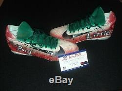 Bucs Lavonte David Game Used Game Worn Autographed Cleats with NFL auction COA