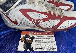 Buffalo bills Autographed Signed Game Used Cleats Directly From Willis McGahee