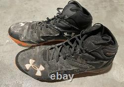 Buster Posey San Francisco Giants Game Used Cleats 2014 Bat Boy LOA