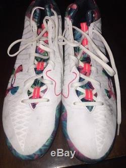 Byron Maxwell Miami Dolphins Game Used Worn Cleats VS Jets Final Game With Phins