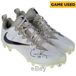 COOPER KUPP Dual Autographed Los Angeles Rams Game Used 2017-18 Cleats FANATICS
