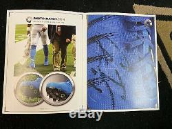Cam Newton Autographed GAME USED CLEATS PHOTO MATCHED NFL CAROLINA 2015