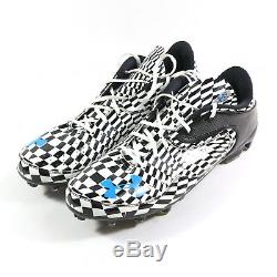 Cam Newton Game Used Carolina Panthers Checkered Underarmour Worn Cleats