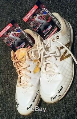 Cardinals Tommy Edman Signed 2019 Game Used Players Weekend Cleats