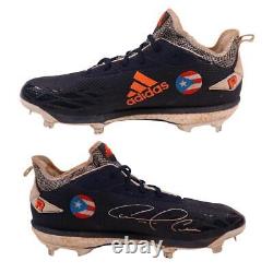 Carlos Correa Autographed Game Used Houston Astros Cleats Signed Jsa 4