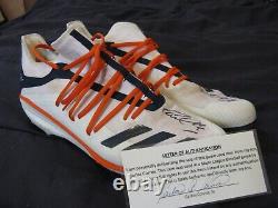 Carlos Correa Game Used Worn Autographed Signed Adidas Custom Cleats COA