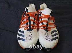 Carlos Correa Game Used Worn Autographed Signed Adidas Custom Cleats COA