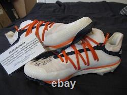 Carlos Correa Game Used Worn Autographed Signed Adidas Custom Cleats COA