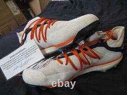 Carlos Correa Game Used Worn Autographed Signed Adidas Custom Cleats COA