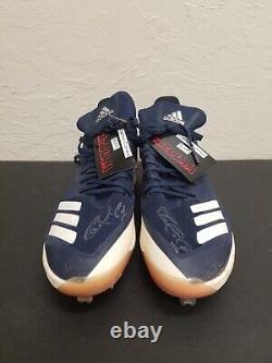 Carlos Correa Game Used Worn Autographed Signed Adidas Custom Cleats Jsa COA