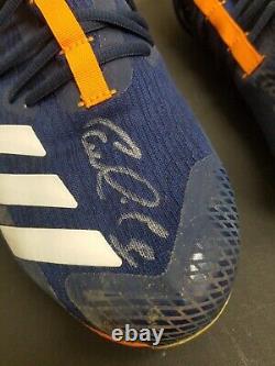 Carlos Correa Game Used Worn Autographed Signed Adidas Custom Cleats Jsa COA