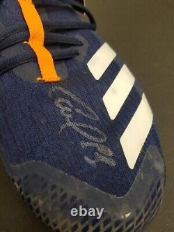 Carlos Correa Game Used Worn Autographed Signed Adidas Custom Cleats Jsa COA