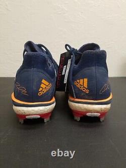 Carlos Correa Game Used Worn Autographed Signed Adidas Custom Cleats Jsa COA