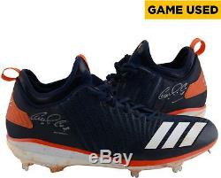 Carlos Correa Houston Astros Autographed Game-Used Adidas Navy Cleats Size 13