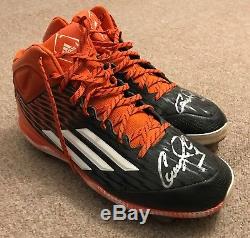 Carlos Correa JT Sports SGC Game Used Autographed Cleats 2016 Houston Astros