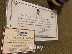 Carlos Correa Signed Auto Game Used 2017 All Star Cleats! Fanatics And MLB Auth