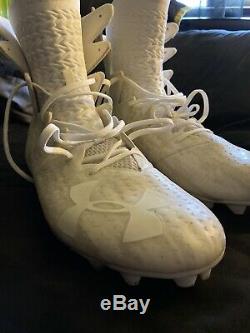 Carolina Panthers Cam Newton Pre Game Used Worn Cleats Photo Matched