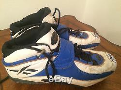 Charlie Batch Signed Rookie Game Used PE Detroit Lions Cleats. Retired Steeler