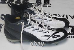 Chris Chambers 2008 Game Used Worn Football Cleats Chargers with Custom Orthotics