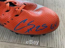 Chris Harris Jr autographed signed Game Used Cleat Denver Broncos JAG LOA
