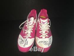 Chris Sale Boston Red Sox Signed 2017 Game Used Mother's Day Cleats MLB Holo