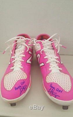Chris Taylor Dodgers Game Used Mother's Day Cleats 2017 Nlcs Mvp Psa