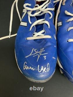 Chris Taylor Dodgers Signed Game Used Cleats Psa Witness Coa 1c01573/76