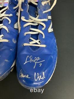 Chris Taylor Dodgers Signed Game Used Cleats Psa Witness Coa 1c01573/76