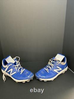 Chris Taylor Dodgers Signed Game Used Cleats Psa Witness Coa 1c01573/76