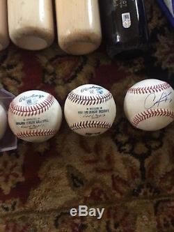 Christian Vazquez Red Sox Game Used Lot Bat Jersey Cleats Catchers Equip Balls