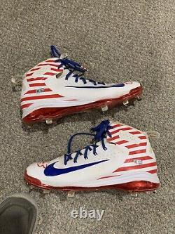 Cincinnati Reds Eugenio Suarez, Game Used Cleats, Mariners Diamondbacks, July 4