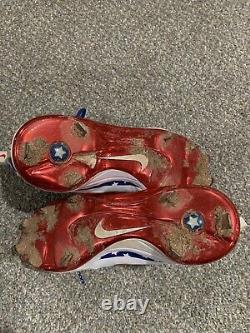 Cincinnati Reds Eugenio Suarez, Game Used Cleats, Mariners Diamondbacks, July 4