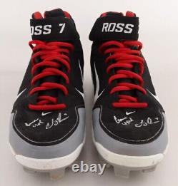 Cody Ross Game Used Nike Cleats Autographed & Inscribed Beckett BAS Holo