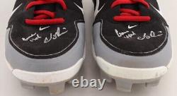 Cody Ross Game Used Nike Cleats Autographed & Inscribed Beckett BAS Holo