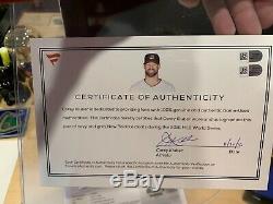 Corey Kluber Autographed 2016 World Series Game 4 Game Used Cleates Shoes WithCOA