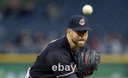 Corey Kluber Cleveland Indians Game Used Fielding Glove 2017 Photo Matched Auto