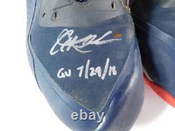 Corey Kluber Game-Worn and Signed Cleats Cleveland Indians @ Tigers 7-29-2018