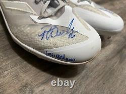 Cubs Patrick Wisdom 2023 GAME USED CLEATS Signed WithMLB Hologram & Auto COA
