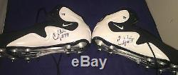 Cullen Jenkins Green Bay Packers Game Used Signed Autograph Turf Cleats COA Worn